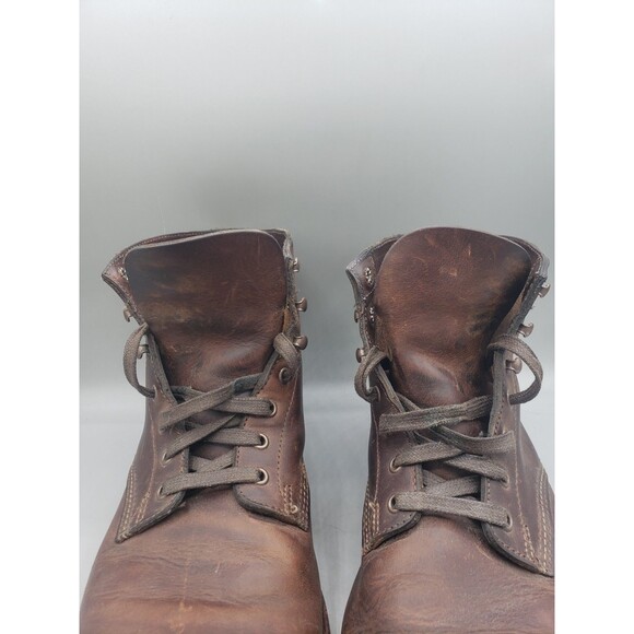 Wolverine 1000 Mile Men 9.5 Plain-Toe Original Boot - Brown - Picture 4 of 16